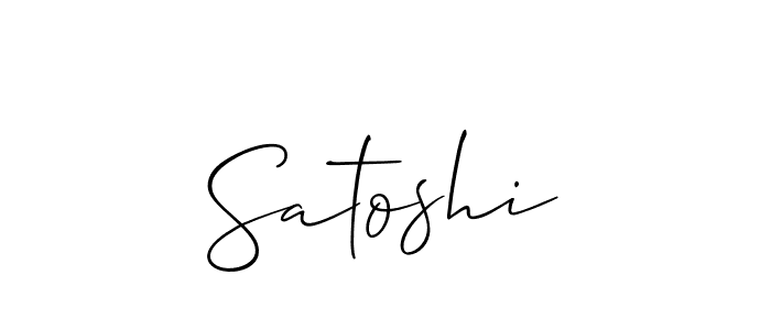 if you are searching for the best signature style for your name Satoshi. so please give up your signature search. here we have designed multiple signature styles  using Allison_Script. Satoshi signature style 2 images and pictures png