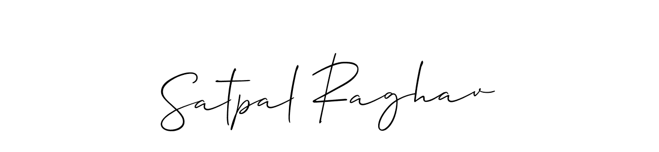 How to Draw Satpal Raghav signature style? Allison_Script is a latest design signature styles for name Satpal Raghav. Satpal Raghav signature style 2 images and pictures png