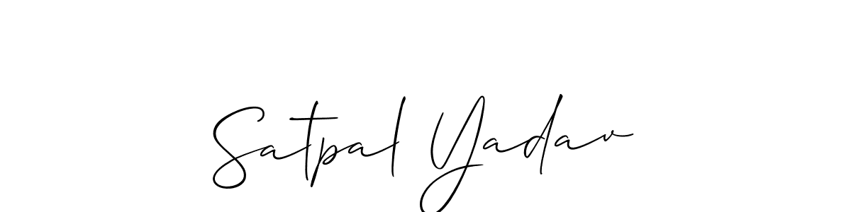 Make a beautiful signature design for name Satpal Yadav. Use this online signature maker to create a handwritten signature for free. Satpal Yadav signature style 2 images and pictures png