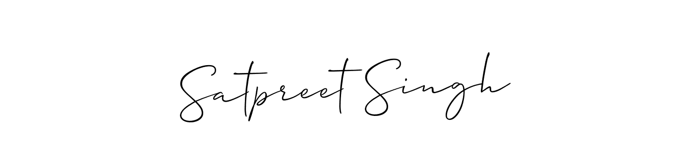 It looks lik you need a new signature style for name Satpreet Singh. Design unique handwritten (Allison_Script) signature with our free signature maker in just a few clicks. Satpreet Singh signature style 2 images and pictures png