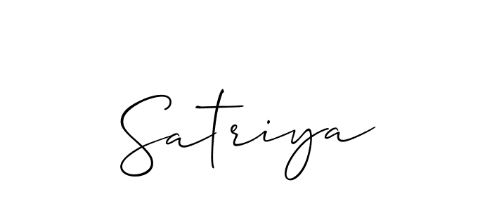 if you are searching for the best signature style for your name Satriya. so please give up your signature search. here we have designed multiple signature styles  using Allison_Script. Satriya signature style 2 images and pictures png