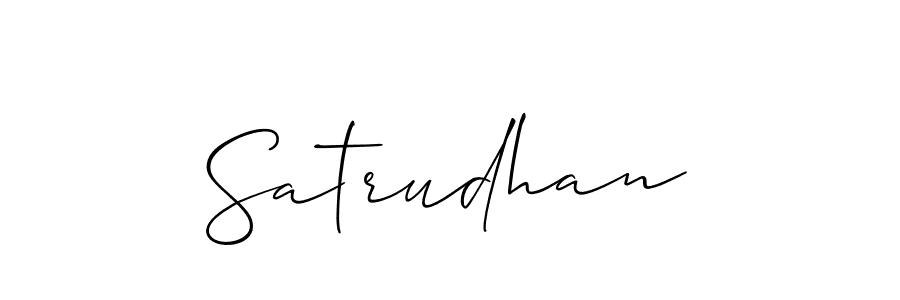 Satrudhan stylish signature style. Best Handwritten Sign (Allison_Script) for my name. Handwritten Signature Collection Ideas for my name Satrudhan. Satrudhan signature style 2 images and pictures png