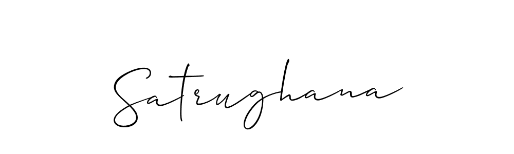 Make a beautiful signature design for name Satrughana. Use this online signature maker to create a handwritten signature for free. Satrughana signature style 2 images and pictures png