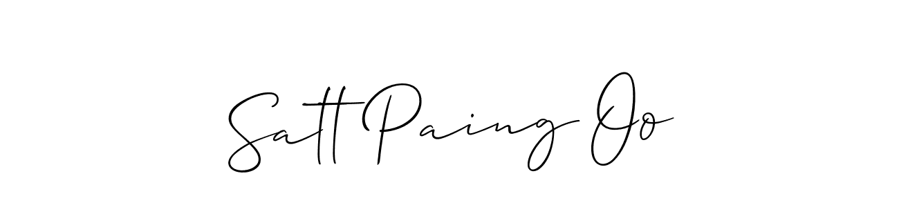 You can use this online signature creator to create a handwritten signature for the name Satt Paing Oo. This is the best online autograph maker. Satt Paing Oo signature style 2 images and pictures png