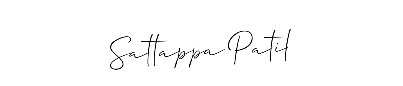 Sattappa Patil stylish signature style. Best Handwritten Sign (Allison_Script) for my name. Handwritten Signature Collection Ideas for my name Sattappa Patil. Sattappa Patil signature style 2 images and pictures png