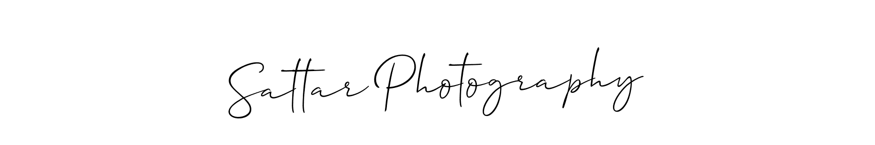 Also You can easily find your signature by using the search form. We will create Sattar Photography name handwritten signature images for you free of cost using Allison_Script sign style. Sattar Photography signature style 2 images and pictures png