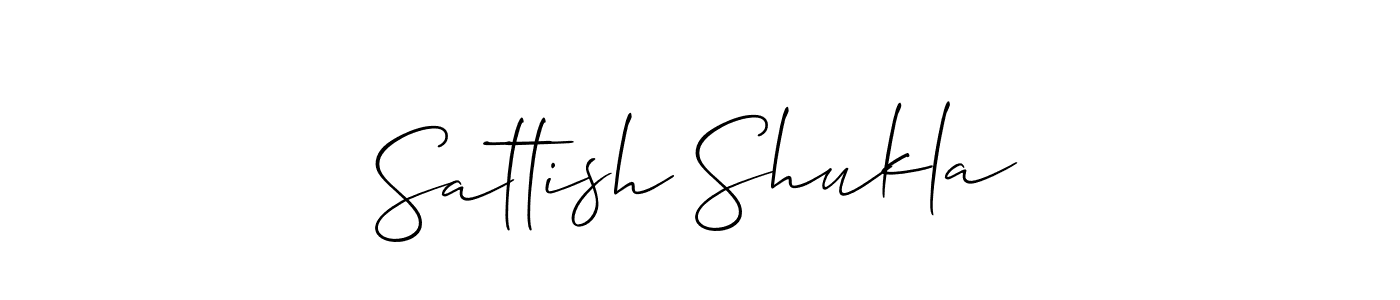 Once you've used our free online signature maker to create your best signature Allison_Script style, it's time to enjoy all of the benefits that Sattish Shukla name signing documents. Sattish Shukla signature style 2 images and pictures png