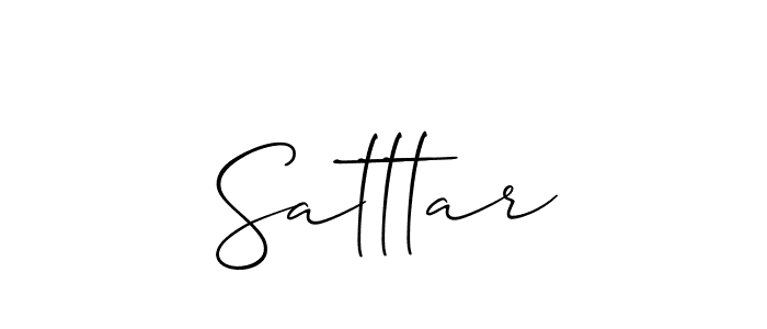 How to Draw Satttar signature style? Allison_Script is a latest design signature styles for name Satttar. Satttar signature style 2 images and pictures png