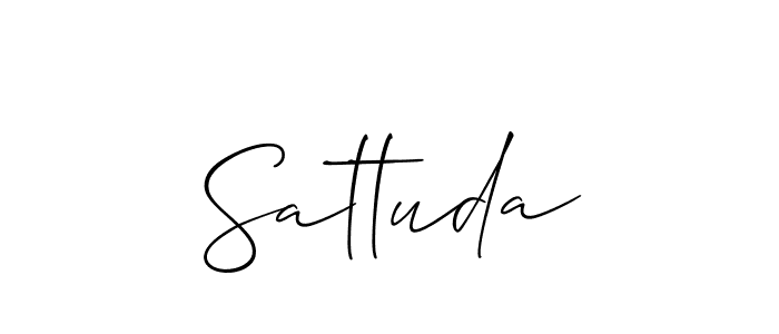 Best and Professional Signature Style for Sattuda. Allison_Script Best Signature Style Collection. Sattuda signature style 2 images and pictures png