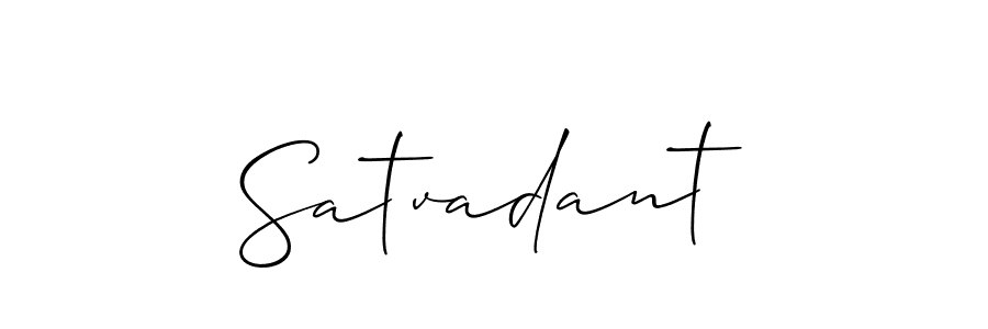 Make a beautiful signature design for name Satvadant. Use this online signature maker to create a handwritten signature for free. Satvadant signature style 2 images and pictures png