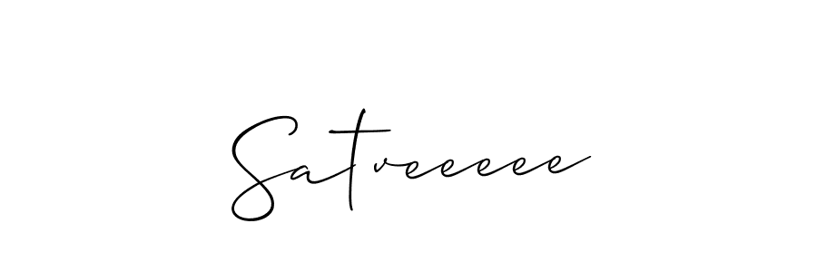 Make a short Satveeeee signature style. Manage your documents anywhere anytime using Allison_Script. Create and add eSignatures, submit forms, share and send files easily. Satveeeee signature style 2 images and pictures png