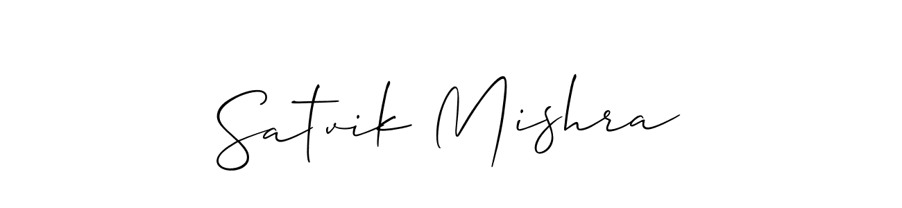 Best and Professional Signature Style for Satvik Mishra. Allison_Script Best Signature Style Collection. Satvik Mishra signature style 2 images and pictures png