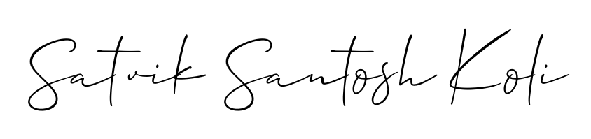 Generate high-definition signature styles for Satvik Santosh Koli. The Allison_Script typeface ensures crisp legibility and sophisticated design. Satvik Santosh Koli signature style 2 images and pictures png