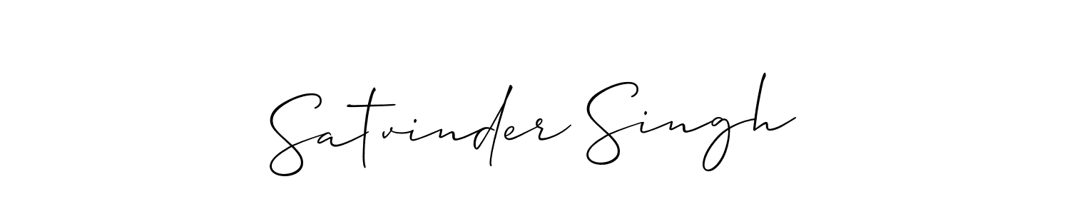 if you are searching for the best signature style for your name Satvinder Singh. so please give up your signature search. here we have designed multiple signature styles  using Allison_Script. Satvinder Singh signature style 2 images and pictures png