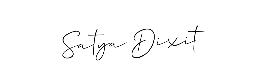You should practise on your own different ways (Allison_Script) to write your name (Satya Dixit) in signature. don't let someone else do it for you. Satya Dixit signature style 2 images and pictures png