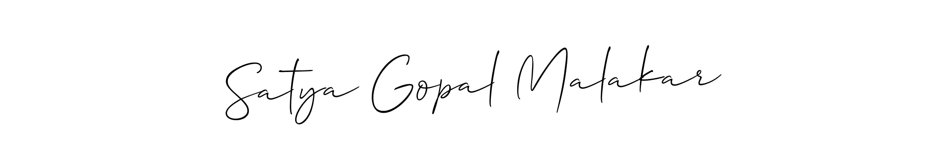 Also You can easily find your signature by using the search form. We will create Satya Gopal Malakar name handwritten signature images for you free of cost using Allison_Script sign style. Satya Gopal Malakar signature style 2 images and pictures png