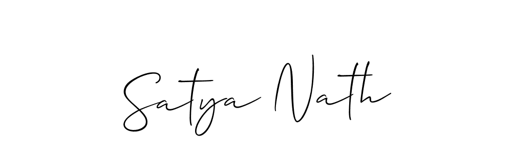Make a beautiful signature design for name Satya Nath. Use this online signature maker to create a handwritten signature for free. Satya Nath signature style 2 images and pictures png