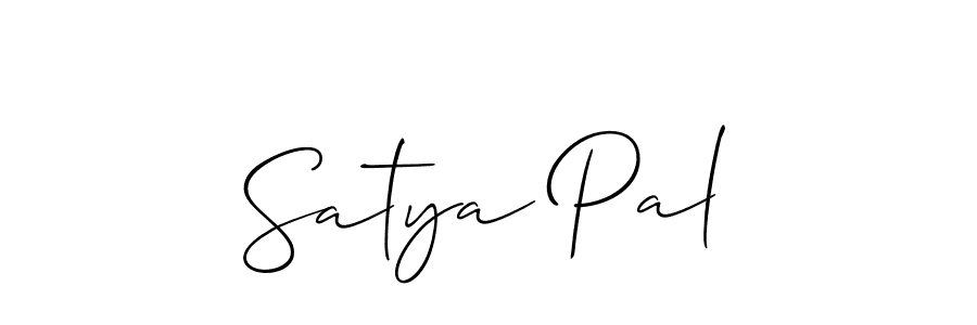 Allison_Script is a professional signature style that is perfect for those who want to add a touch of class to their signature. It is also a great choice for those who want to make their signature more unique. Get Satya Pal name to fancy signature for free. Satya Pal signature style 2 images and pictures png