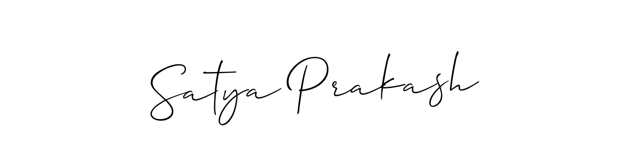 Design your own signature with our free online signature maker. With this signature software, you can create a handwritten (Allison_Script) signature for name Satya Prakash. Satya Prakash signature style 2 images and pictures png