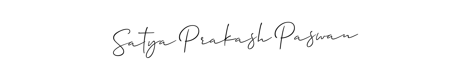 Satya Prakash Paswan stylish signature style. Best Handwritten Sign (Allison_Script) for my name. Handwritten Signature Collection Ideas for my name Satya Prakash Paswan. Satya Prakash Paswan signature style 2 images and pictures png