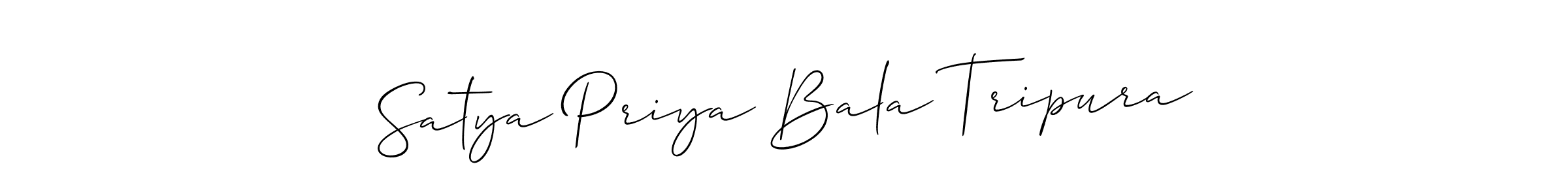 Check out images of Autograph of Satya Priya Bala Tripura name. Actor Satya Priya Bala Tripura Signature Style. Allison_Script is a professional sign style online. Satya Priya Bala Tripura signature style 2 images and pictures png