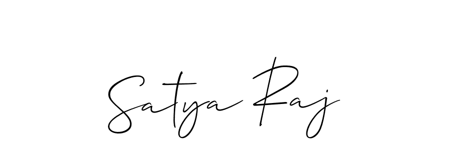 Satya Raj stylish signature style. Best Handwritten Sign (Allison_Script) for my name. Handwritten Signature Collection Ideas for my name Satya Raj. Satya Raj signature style 2 images and pictures png