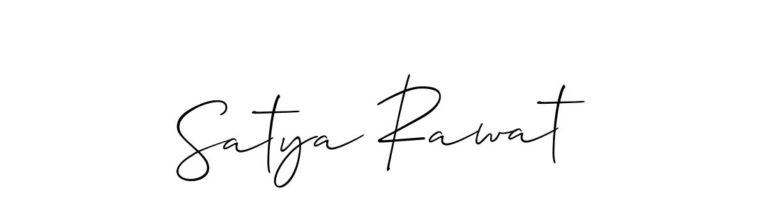 if you are searching for the best signature style for your name Satya Rawat. so please give up your signature search. here we have designed multiple signature styles  using Allison_Script. Satya Rawat signature style 2 images and pictures png