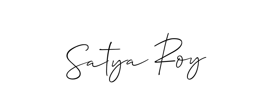 It looks lik you need a new signature style for name Satya Roy. Design unique handwritten (Allison_Script) signature with our free signature maker in just a few clicks. Satya Roy signature style 2 images and pictures png