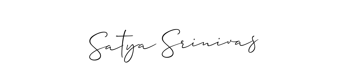 Best and Professional Signature Style for Satya Srinivas. Allison_Script Best Signature Style Collection. Satya Srinivas signature style 2 images and pictures png