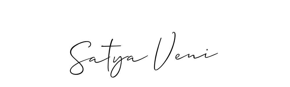 Once you've used our free online signature maker to create your best signature Allison_Script style, it's time to enjoy all of the benefits that Satya Veni name signing documents. Satya Veni signature style 2 images and pictures png