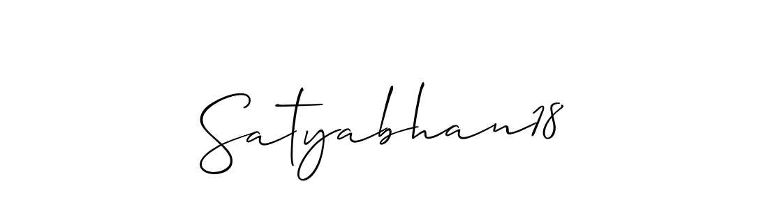 Make a beautiful signature design for name Satyabhan18. Use this online signature maker to create a handwritten signature for free. Satyabhan18 signature style 2 images and pictures png