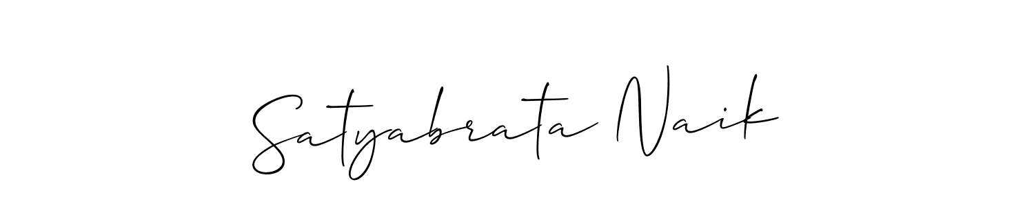 The best way (Allison_Script) to make a short signature is to pick only two or three words in your name. The name Satyabrata Naik include a total of six letters. For converting this name. Satyabrata Naik signature style 2 images and pictures png