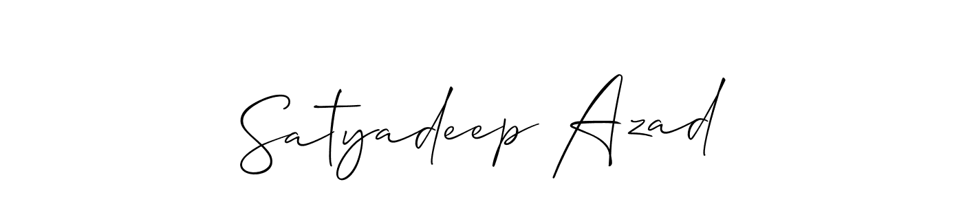 Best and Professional Signature Style for Satyadeep Azad. Allison_Script Best Signature Style Collection. Satyadeep Azad signature style 2 images and pictures png