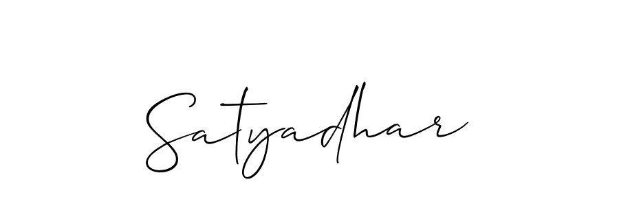 How to Draw Satyadhar signature style? Allison_Script is a latest design signature styles for name Satyadhar. Satyadhar signature style 2 images and pictures png