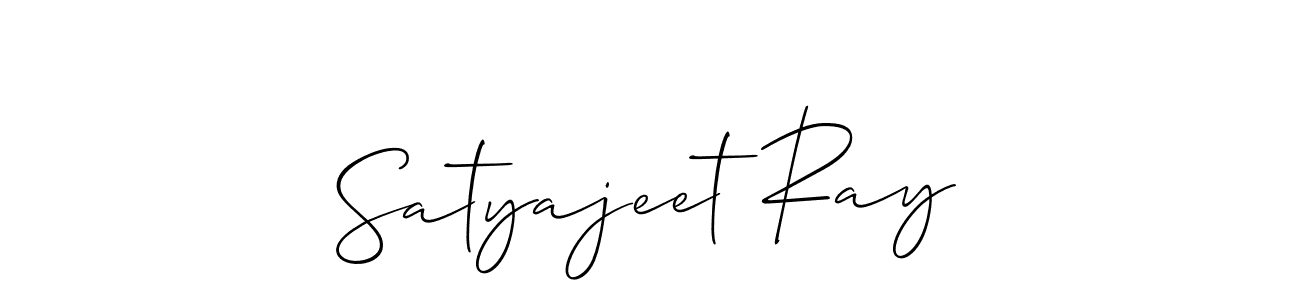 You should practise on your own different ways (Allison_Script) to write your name (Satyajeet Ray) in signature. don't let someone else do it for you. Satyajeet Ray signature style 2 images and pictures png