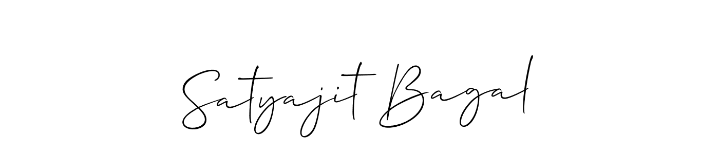 Create a beautiful signature design for name Satyajit Bagal. With this signature (Allison_Script) fonts, you can make a handwritten signature for free. Satyajit Bagal signature style 2 images and pictures png