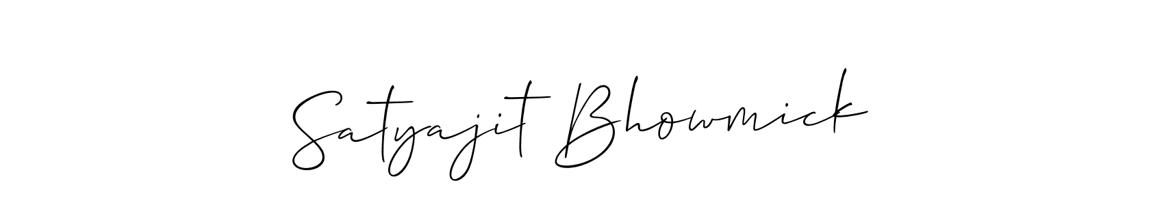 Make a short Satyajit Bhowmick signature style. Manage your documents anywhere anytime using Allison_Script. Create and add eSignatures, submit forms, share and send files easily. Satyajit Bhowmick signature style 2 images and pictures png