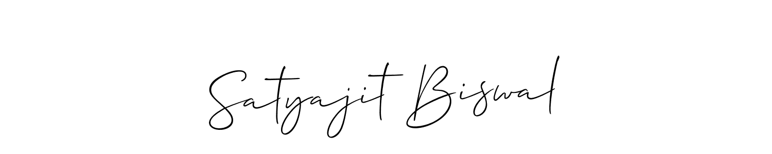 Satyajit Biswal stylish signature style. Best Handwritten Sign (Allison_Script) for my name. Handwritten Signature Collection Ideas for my name Satyajit Biswal. Satyajit Biswal signature style 2 images and pictures png