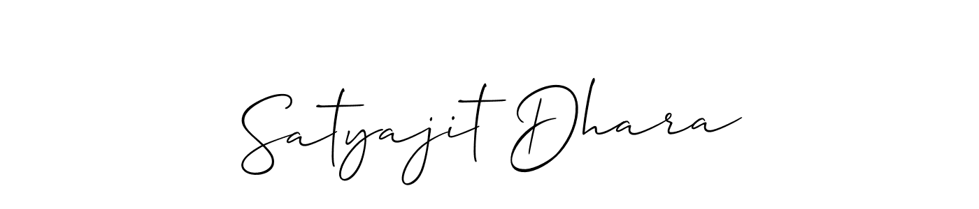 How to Draw Satyajit Dhara signature style? Allison_Script is a latest design signature styles for name Satyajit Dhara. Satyajit Dhara signature style 2 images and pictures png