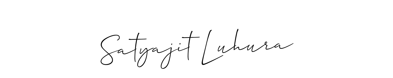 How to Draw Satyajit Luhura signature style? Allison_Script is a latest design signature styles for name Satyajit Luhura. Satyajit Luhura signature style 2 images and pictures png