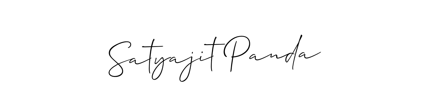 Also we have Satyajit Panda name is the best signature style. Create professional handwritten signature collection using Allison_Script autograph style. Satyajit Panda signature style 2 images and pictures png