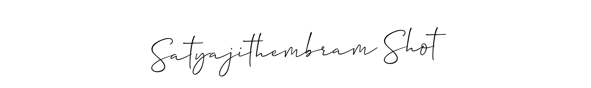 Here are the top 10 professional signature styles for the name Satyajithembram Shot. These are the best autograph styles you can use for your name. Satyajithembram Shot signature style 2 images and pictures png