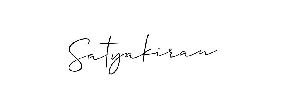 You can use this online signature creator to create a handwritten signature for the name Satyakiran. This is the best online autograph maker. Satyakiran signature style 2 images and pictures png