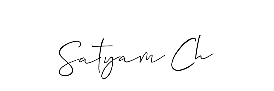 Also You can easily find your signature by using the search form. We will create Satyam Ch name handwritten signature images for you free of cost using Allison_Script sign style. Satyam Ch signature style 2 images and pictures png