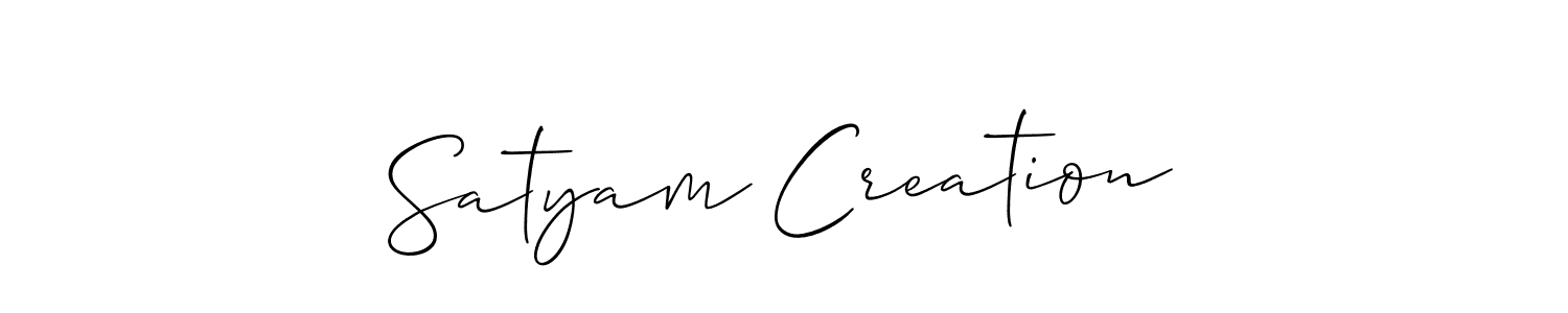 You can use this online signature creator to create a handwritten signature for the name Satyam Creation. This is the best online autograph maker. Satyam Creation signature style 2 images and pictures png