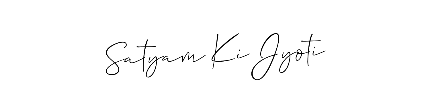 Make a beautiful signature design for name Satyam Ki Jyoti. Use this online signature maker to create a handwritten signature for free. Satyam Ki Jyoti signature style 2 images and pictures png