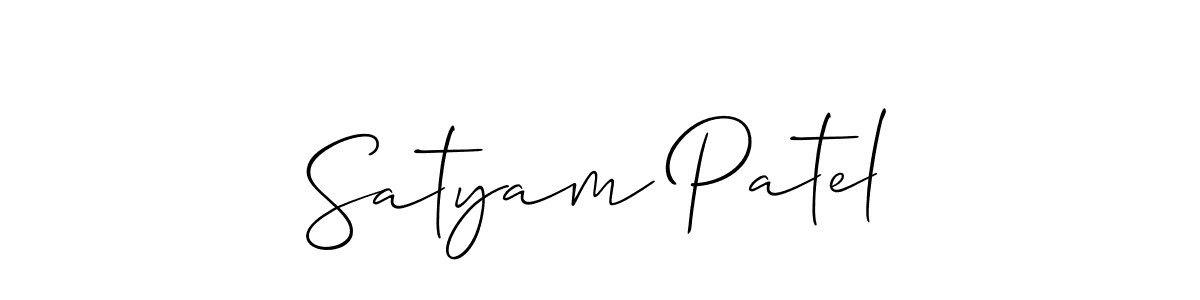 Best and Professional Signature Style for Satyam Patel. Allison_Script Best Signature Style Collection. Satyam Patel signature style 2 images and pictures png