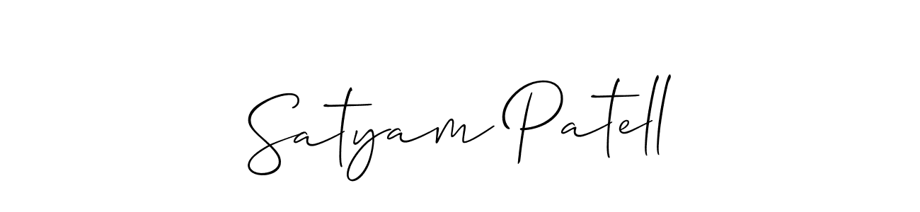 You can use this online signature creator to create a handwritten signature for the name Satyam Patell. This is the best online autograph maker. Satyam Patell signature style 2 images and pictures png