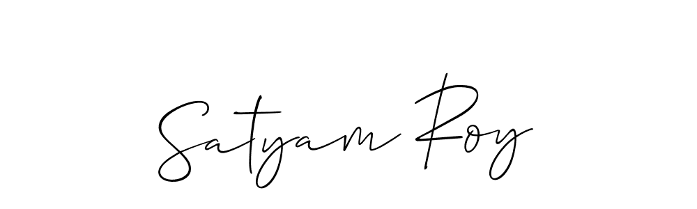 See photos of Satyam Roy official signature by Spectra . Check more albums & portfolios. Read reviews & check more about Allison_Script font. Satyam Roy signature style 2 images and pictures png