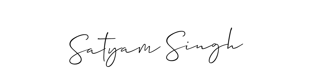 How to Draw Satyam Singh signature style? Allison_Script is a latest design signature styles for name Satyam Singh. Satyam Singh signature style 2 images and pictures png
